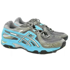Asics Gel Uptempo S161N Womens Fitness Training Shoes Grey Blue Size 10.5